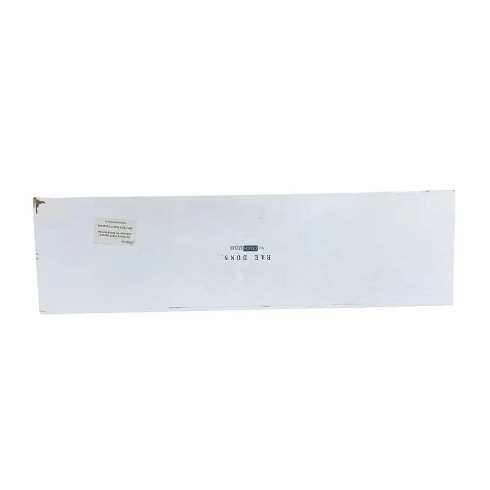 Rae Dunn White Wooden Organizer With‎ FACE. HAIR. BODY. Compartments Perfect For